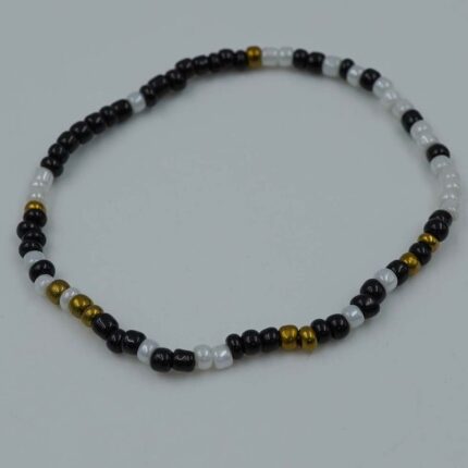 multi colored beaded bracelet