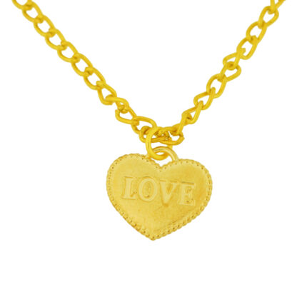 love engraved pendant